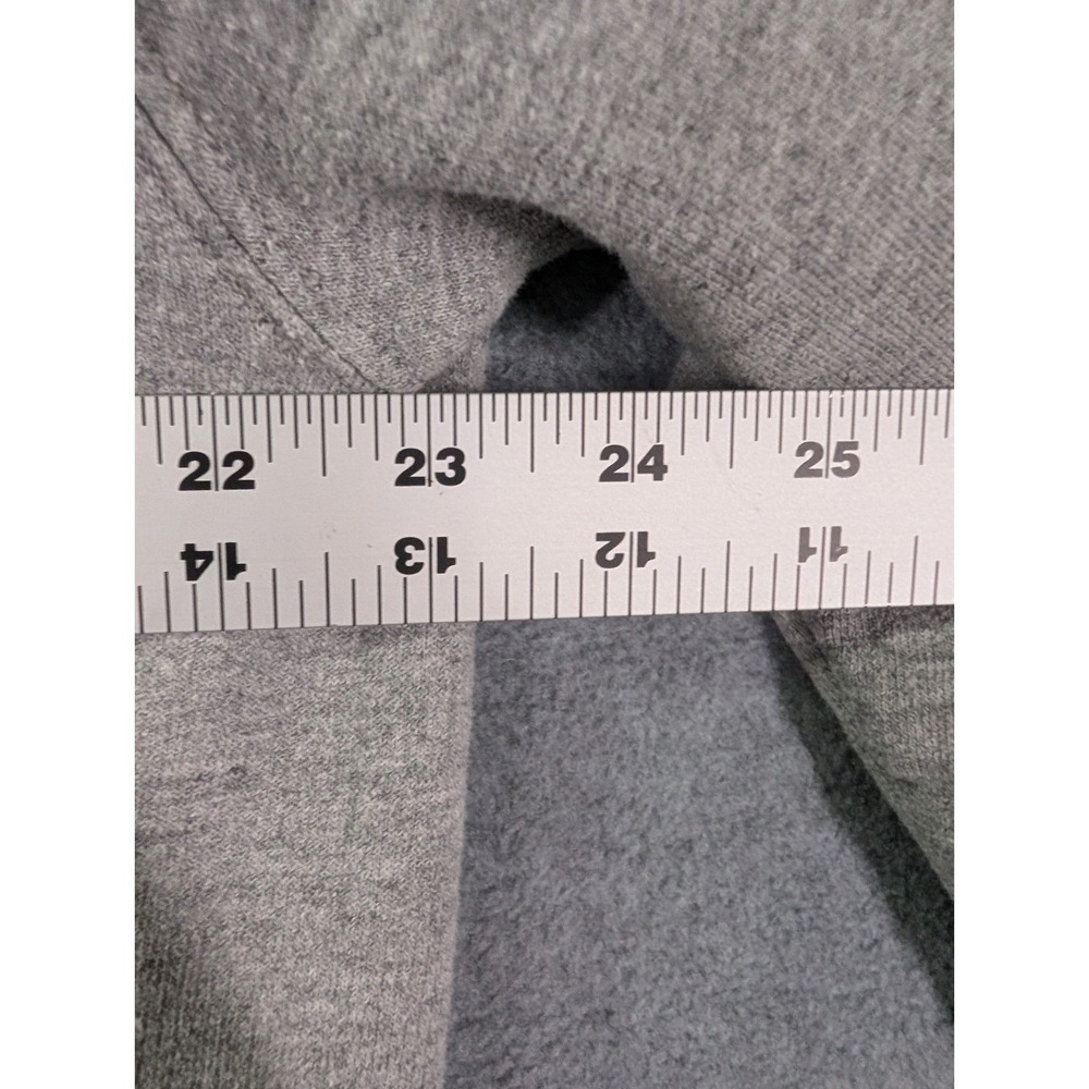 Champion Doane College Hoodie Mens Large Gray Spell Out Sweatshirt - Picture 7 of 9